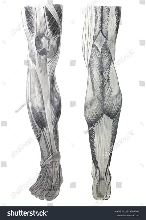 Anatomy Illustration Artist Studio About Leg Stock Illustration ...