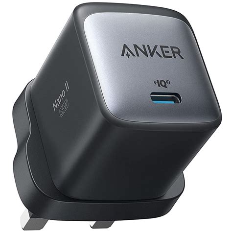 Buy Anker Nano II USB-C Wall Charger Black Online in UAE | Sharaf DG