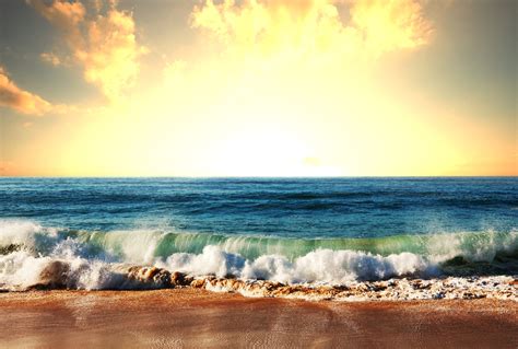 Ocean waves, sea, beach HD wallpaper | Wallpaper Flare