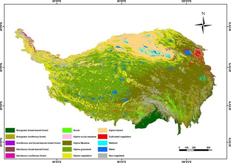 A new vegetation mapping of Qinghai-Tibet Plateau based on terrain-climate-remote sensing ...