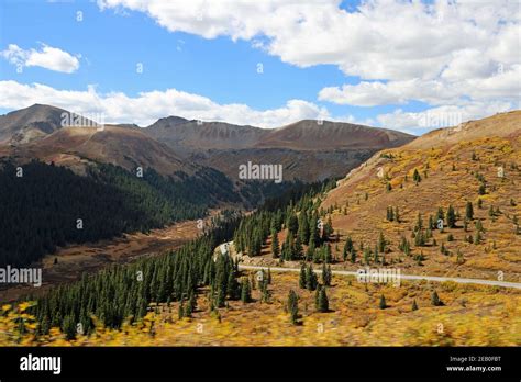 Scenic road - Rocky Mountains, Colorado Stock Photo - Alamy