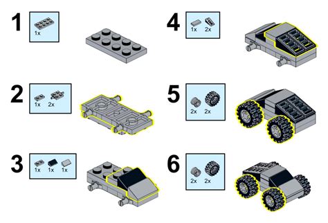 Mini Lego Tesla Cybertruck | BrickBuilderAiden