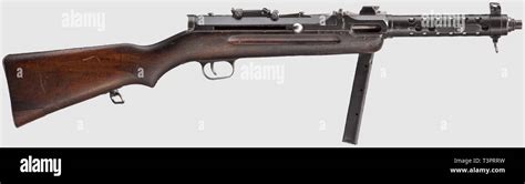 SERVICE WEAPONS, GERMANY UNTIL 1945, MP 34(ö) submachine gun, Steyr-Solothurn, DEKO, calibre 9 ...