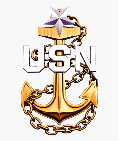 Navy Chief Fouled Anchors, HD Png Download - kindpng