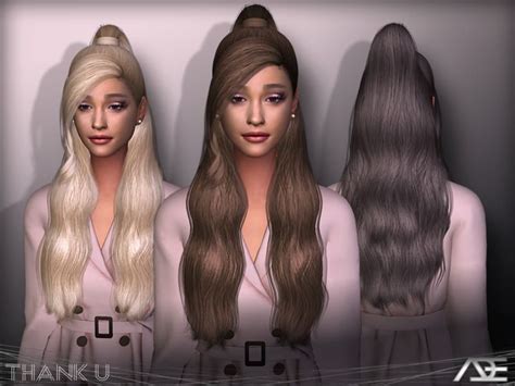 Sims 4 Cc Ariana Grande Maxis Match Hair