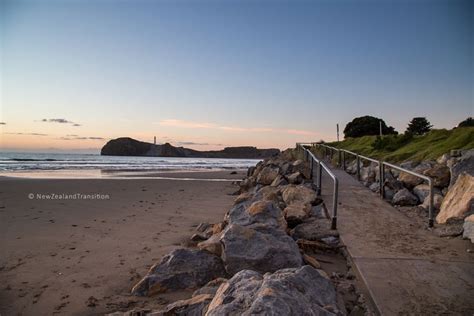 castlepoint beach at dawn | Beach, Sunrise sunset, Landscape