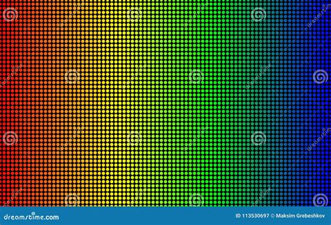 Led screen texture stock vector. Illustration of effect - 113530697