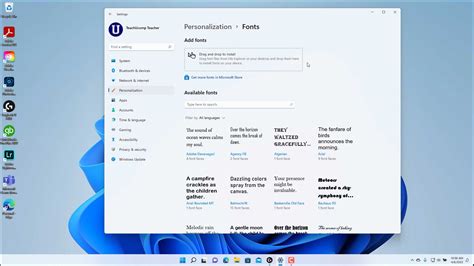 How to Install Fonts in Windows 11- Instructions - TeachUcomp, Inc.