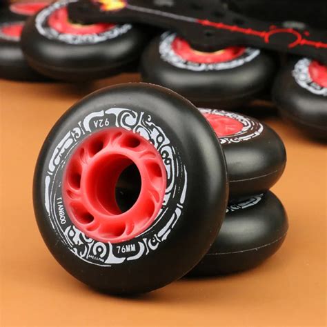 Aliexpress.com : Buy 92A Inline Skates Wheels Slalom Braking Roller Skate Wheels For Street ...