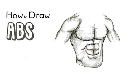 How to Draw Abs - YouTube