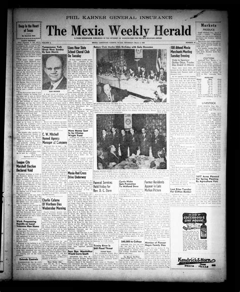 The Mexia Weekly Herald (Mexia, Tex.), Vol. 50, No. 10, Ed. 1 Thursday ...