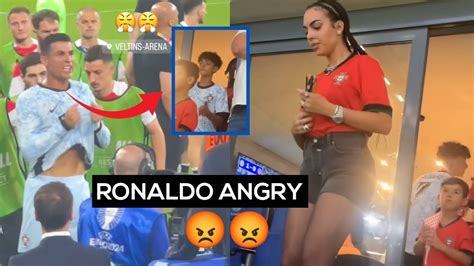 Ronaldo Got Angry - Portugal Vs Georgia | Ronaldo Angry Reaction UEFA ...