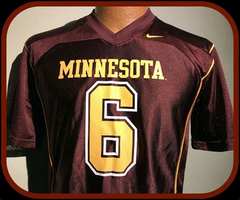 MINNESOTA GOPHERS NIKE TEAM REPLICA FOOTBALL JERSEY YOUTH LARGE FREE ...