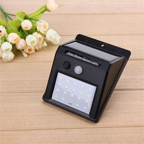 Cheap Solar Power PIR Motion Sensor Wall Lights Outdoor Garden ...