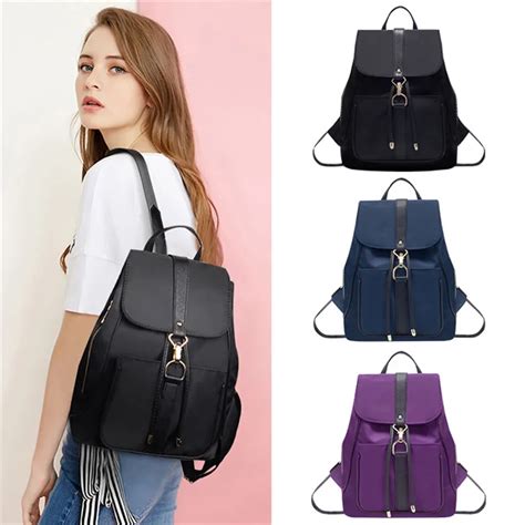 Women Fashion Drawstring backpack Black women backpack female bagpacks trendy female drawstring ...