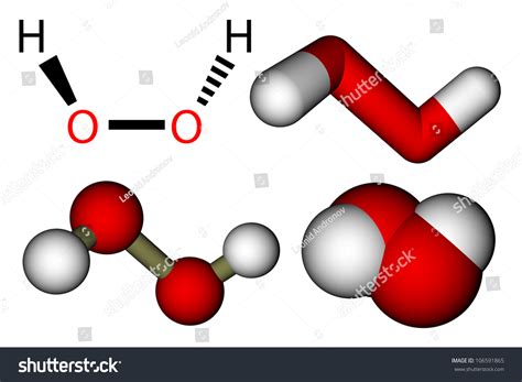 Hydrogen Peroxide H2o2 Structural Formula 3d Stock Illustration 106591865 - Shutterstock