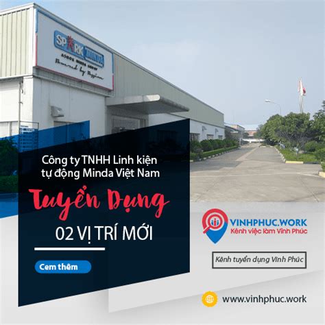 Công ty TNHH Linh Kiện Tự Động Minda Việt Nam Tuyển dụng Trưởng ca sản ...