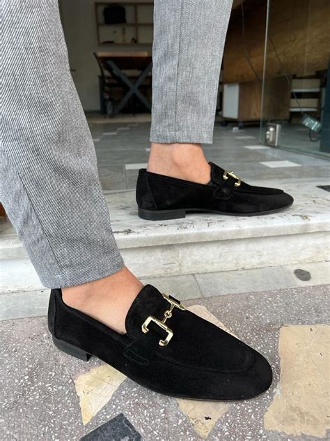 GentWith Tampa Black Suede Loafers - GENT WITH