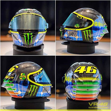 Champion Helmets: AGV Corsa VR46 Mirror Valentino Rossi Mugello Helmet