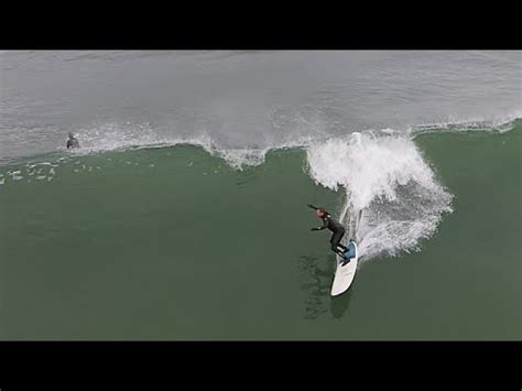 Drone view of surfing - Nags Head OBX - YouTube