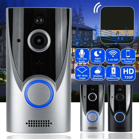 HD WiFi Video Doorbell Security Camera PIR Motion Door Bell Intercom /Dingdong Doorbell For ...