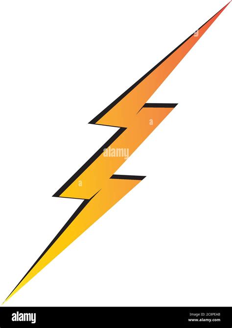 lightning thunder bolt electricity logo design template Stock Vector ...