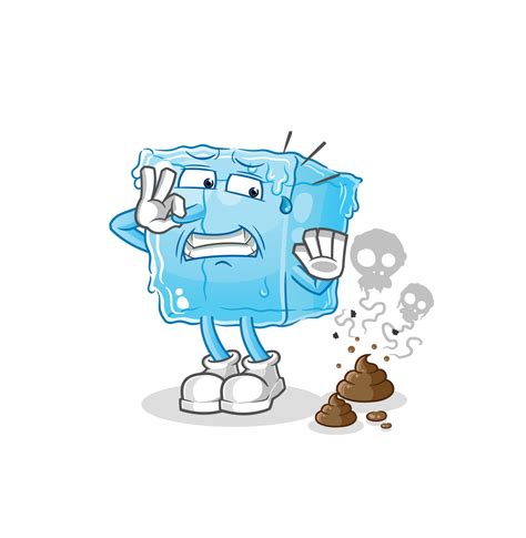 ice cube melted cartoon vector 10120811 Vector Art at Vecteezy