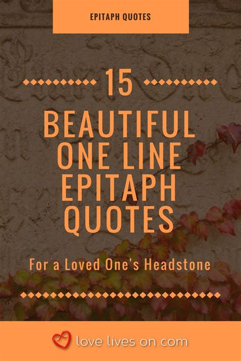 150+ Best Epitaph Examples | Love Lives On | Epitaph, In loving memory ...