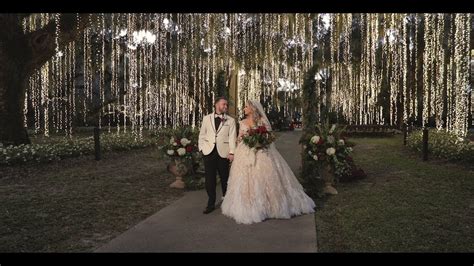 Brookgreen Gardens Night Of A Thousand Candles Wedding - YouTube