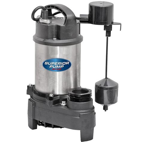 Superior Pump 3/4 HP Submersible Stainless Steel-Cast Iron Sump Pump-92751 - The Home Depot