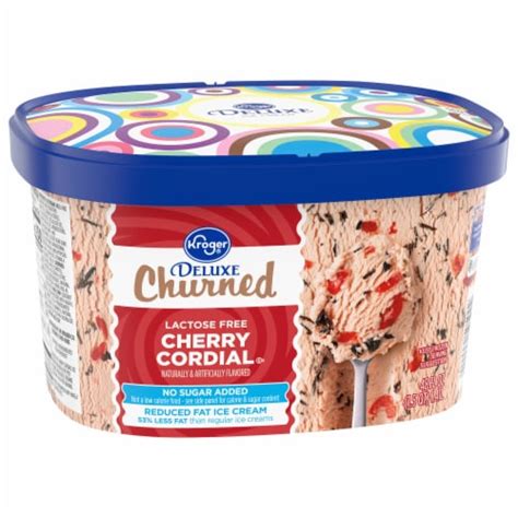 Kroger® Deluxe Churned Lactose Free Cherry Cordial Reduced Fat Ice ...