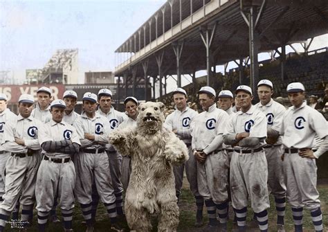 1908 - Chicago Cubs with their mascot in Chicago | Boston red sox ...