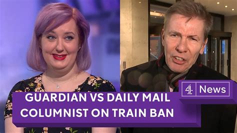 Daily Mail train ban debate: Mail vs the Guardian columnists - YouTube