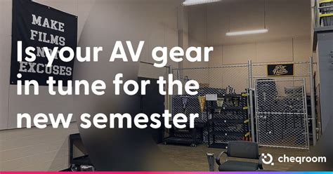 Is your AV equipment in tune for the new semester? | Cheqroom