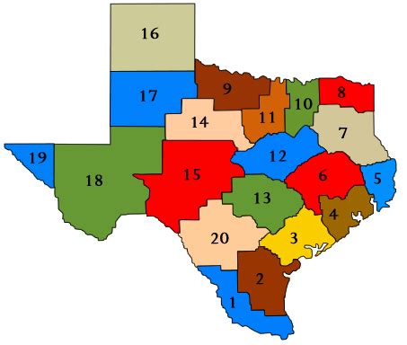 Texas School District Map By Region - Korte Kapsels 2020