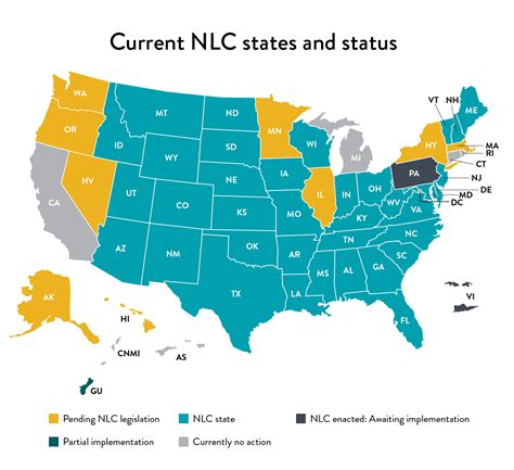 Travel assignments in 37 states on one nursing license: 2022 nurse licensure compact