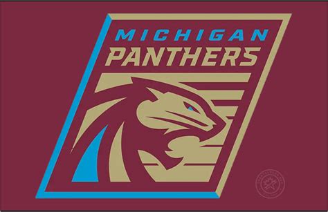 Michigan Panthers Logo - Primary Dark Logo - United Football League (UFL) - Chris Creamer's ...