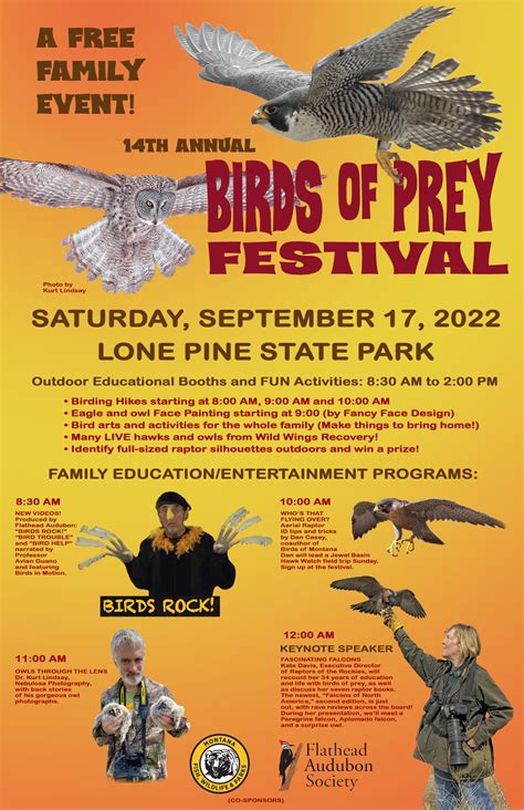 The Fourteenth Annual Birds of Prey Festival! - Flathead Audubon Society