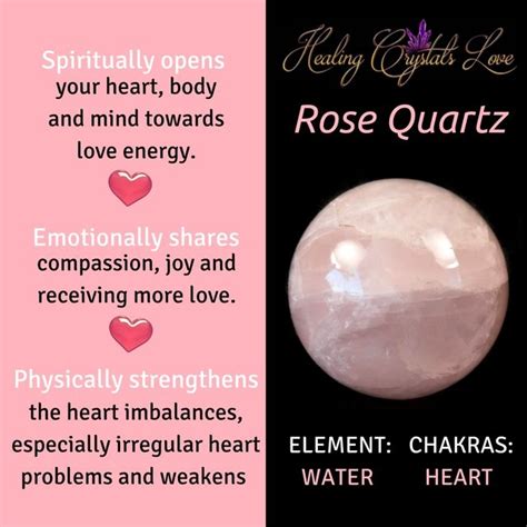 Rose Quartz Stone Meaning & Healing Properties | Crystal healing stones ...