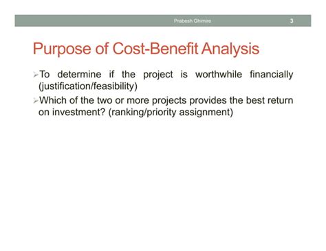 Cost Benefit Analysis in Health Care