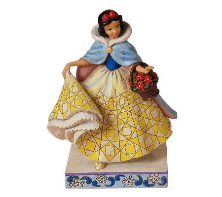 Jim Shore Disney Traditions Winter Snow White Figurine — QVC.com