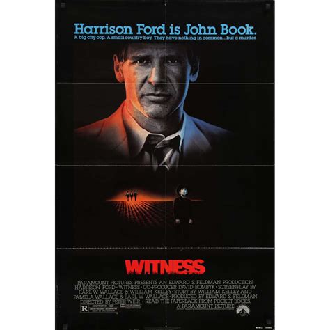 WITNESS Movie Poster 29x41 in.