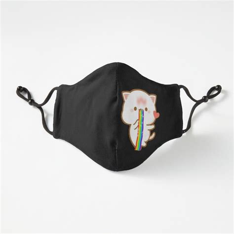 Cat Puke Rainbow Kawaii Mask by Yassou-Shop | Mask, Kawaii, Cats