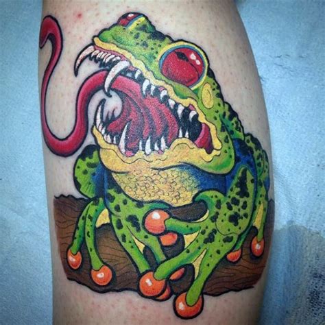 90 Frog Tattoos For Men - Amphibian Design Ideas