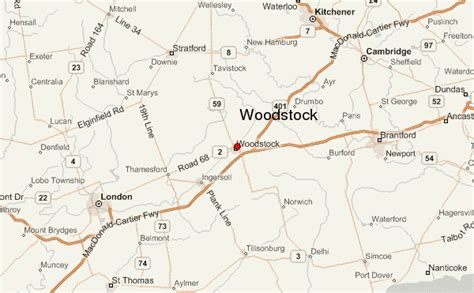 Map Of Woodstock Ontario – Verjaardag Vrouw 2020