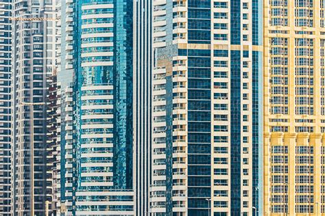 "City Buildings Texture Pattern. Dubai Marina, United Arab Emirates" by ...