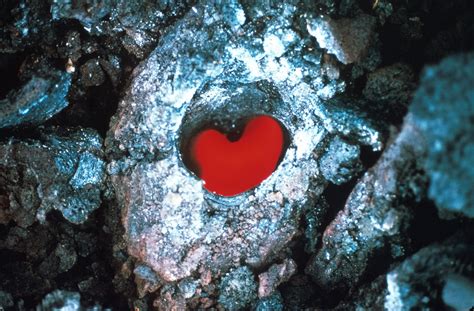 Heart Shape In Lava Crust Free Stock Photo - Public Domain Pictures