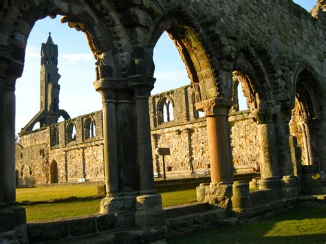 The Cathedral ruins in St. Andrews, Scotland. | Old castle, Scotland, Ruins