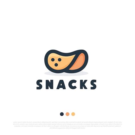 Premium Vector | Snacks Logo Design