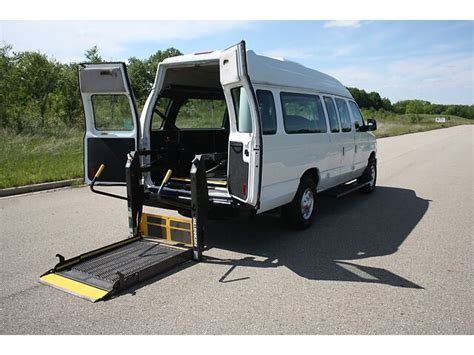 Ford Handicap Accessible Commercial Wheelchair Lift Van, Ada, Braun Lift - Used Ford E-series ...